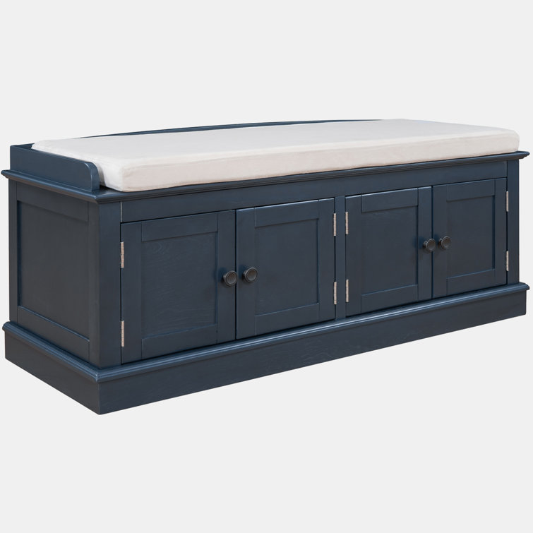 Red Barrel Studio® Wood Storage Bench Wayfair